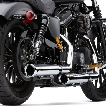 view Cobra 6086 3" Neighbor Hater Slip-on Exhausts, Chrome for Harley Sportster '14-'21