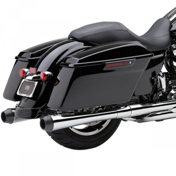 view Cobra 6208 EL Diablo 4" Slip-on Exhausts, Chrome for Harley Touring FL '17-'22