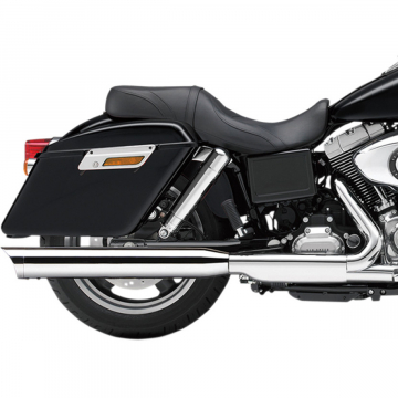 view Cobra 6209 4" Slip-on Exhaust, Chrome for Harley FLD Switchback '12-'16