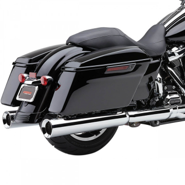 view Cobra 6214 PowrFlo 4.5" Slip-on Exhausts, Chrome for Harley Touring FL '17-'22