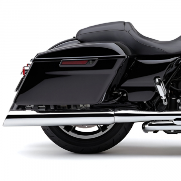 view Cobra 6269 909 Upper Cut Slip-on Exhausts, Chrome for Harley Touring FL '17-'22