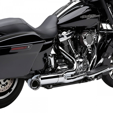 view Cobra 6271-1 Turn Out 2-into-1 Exhaust, Chrome for Harley Touring '17-'22