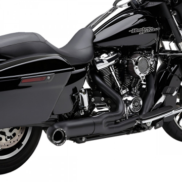 view Cobra 6271B-1 Turn Out 2-into-1 Full Exhaust, Black for Harley Touring '17-'22