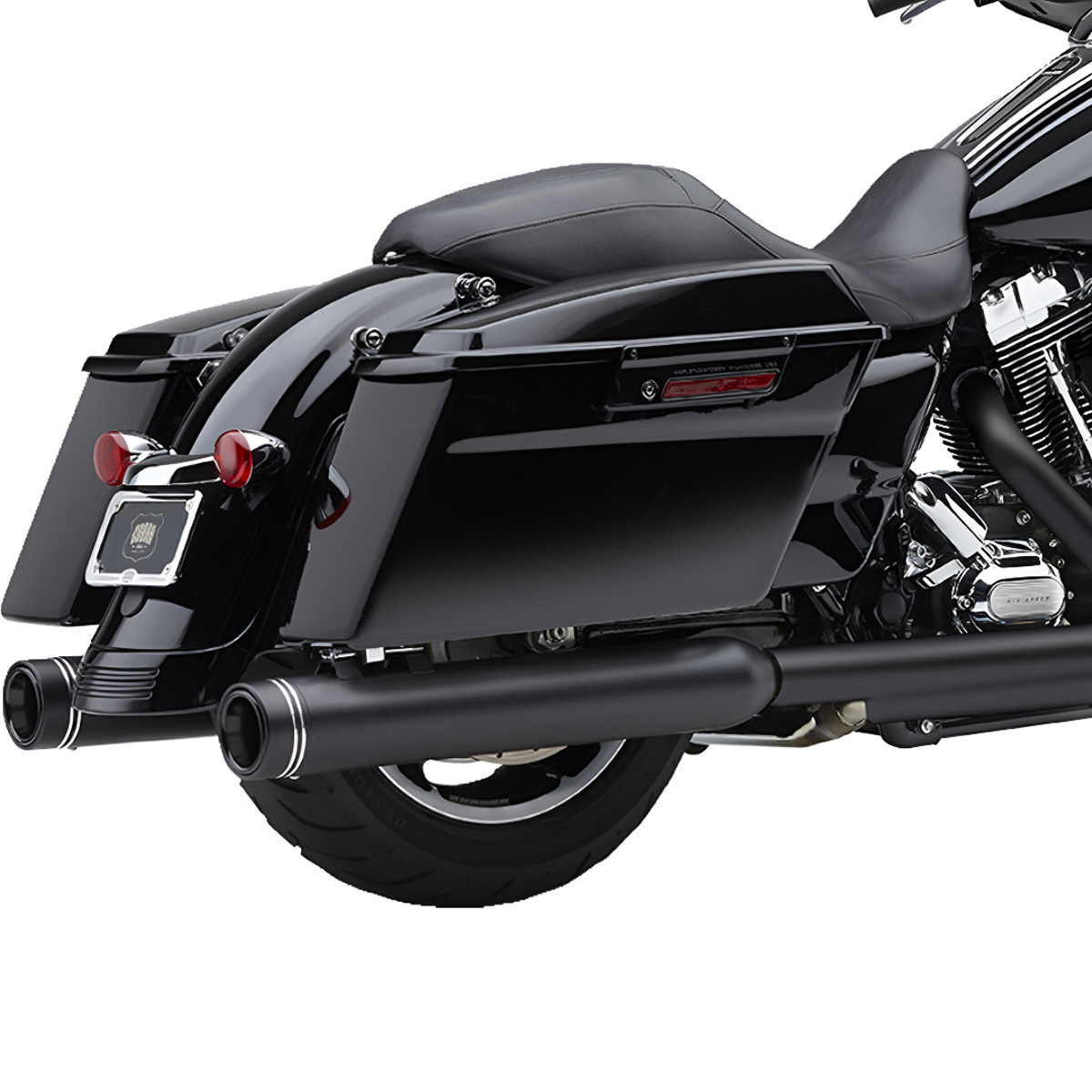 Cobra 6276RB Gen 2 Neighbor Haters Slip-on Exhausts for Harley FL