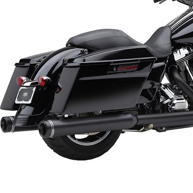 Cobra 6276RB Gen 2 Neighbor Haters Slip-on Exhausts for Harley FL