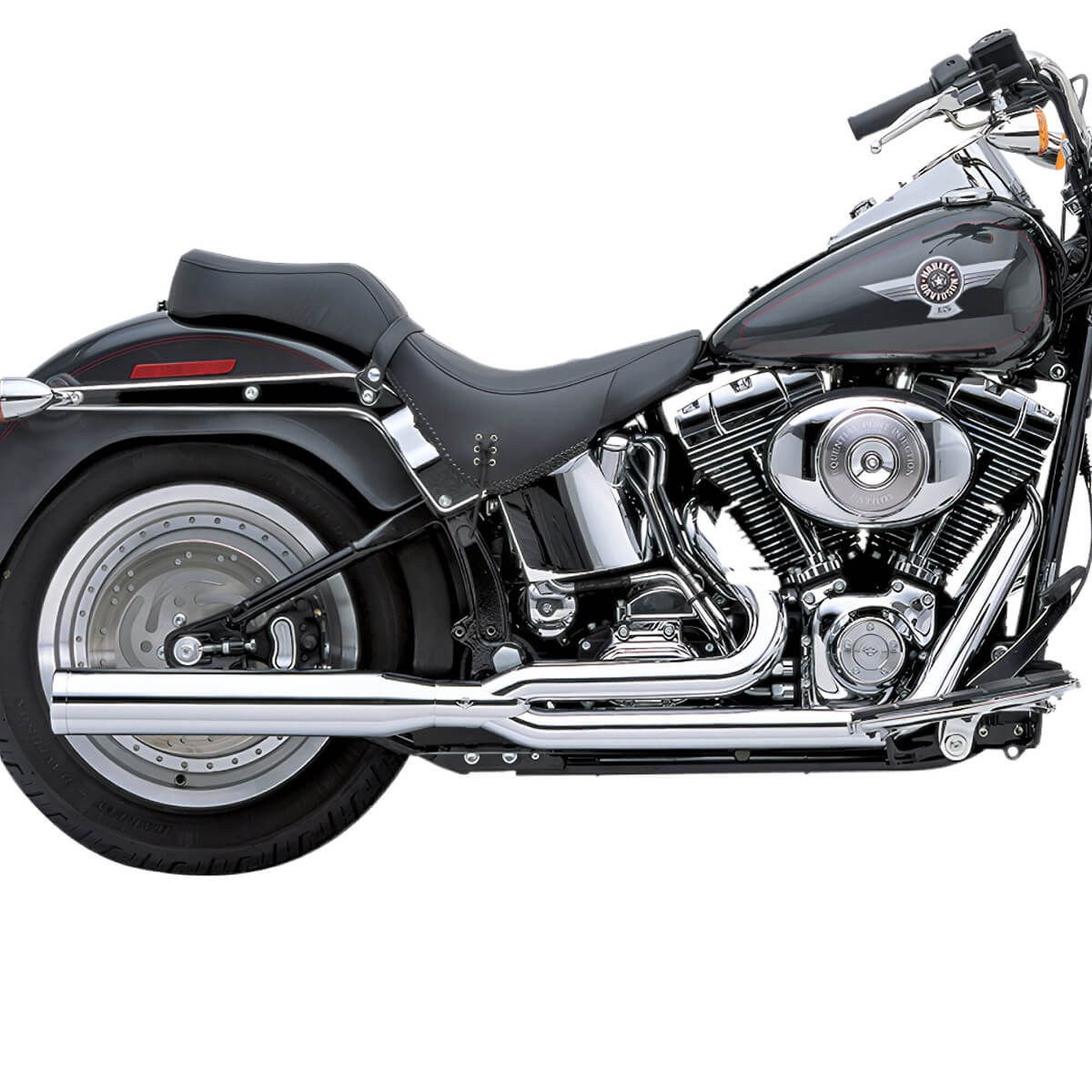 Cobra 6420 Power Pro HP Full Exhaust, Chrome for Harley Softail '86-'06