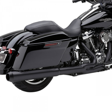 view Cobra 6451RB 4.5-inch Powr-Flo 2-into-1 Full Exhaust, Black for Harley Touring '17-'22