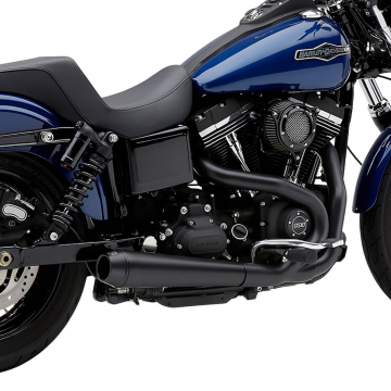 Cobra 6476B EL Diablo 2:1 Exhaust System, Black for Harley Dyna '06-'11