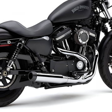 Cobra 6492 EL Diablo 3.5" Exhaust, Chrome for Harley Sportster models '07-'13