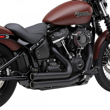 Cobra 6712B Speedster Short 909 Full Exhaust, Black for Harley Softail '18-'20
