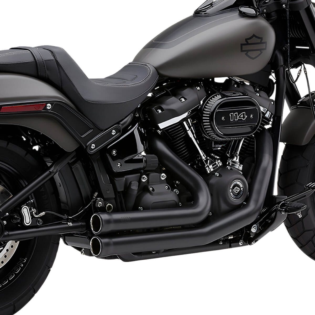 Cobra 6714B Speedster 909 2-into-1 Full Exhaust, Black for Harley