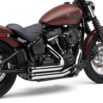 Cobra 6792 Speedster Short RPT Full Exhaust, Chrome for Harley Softail '18-'20