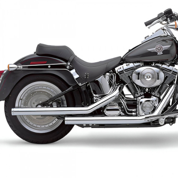 view Cobra 6811T Dragster 2-into-2 Exhaust, Chrome for Harley Softail '07-'11