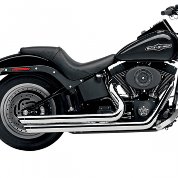 view Cobra 6850 Speedster Slashdown Full Exhaust, Chrome for Harley Softail '86-'06