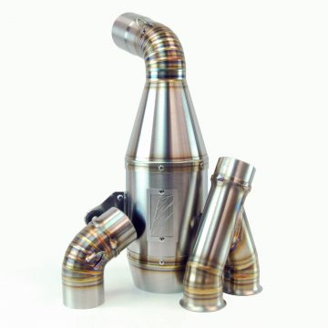 view Competition Werkes WDSCR5-S Slip-on Exhaust for Ducati Scrambler 800 2023+