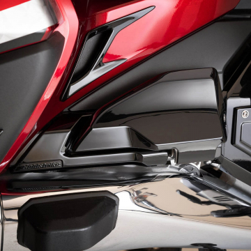 view Goldstrike 78381 Twinart Passenger Floorboard Covers, Black for Honda GL1800 2018+