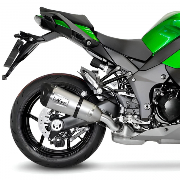 view LeoVince 14337ST Factory S Slip-on Exhaust, Titanium for Kawasaki Ninja 1000SX '20-'24