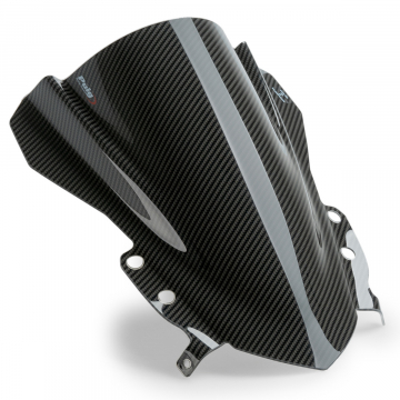 view Puig 22084C Z-Racing Windshield, Carbon Look for Triumph Daytona 660 2024+