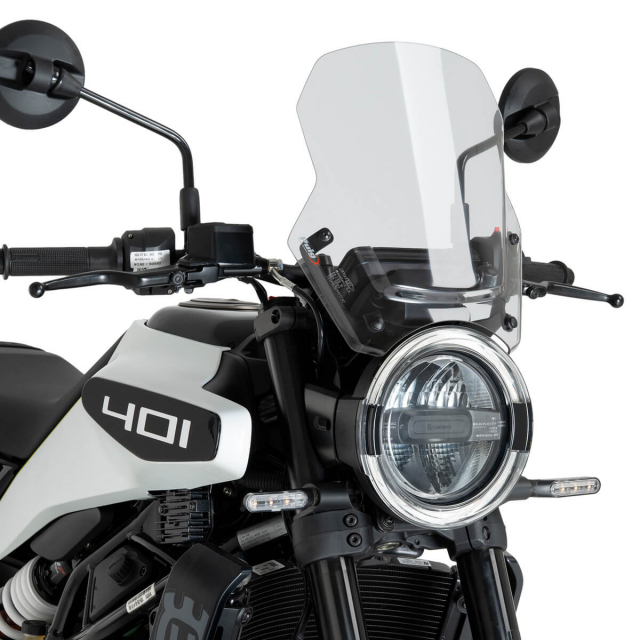 Puig 22188W New Generation Sport Windshield for Husqvarna Vitpilen 