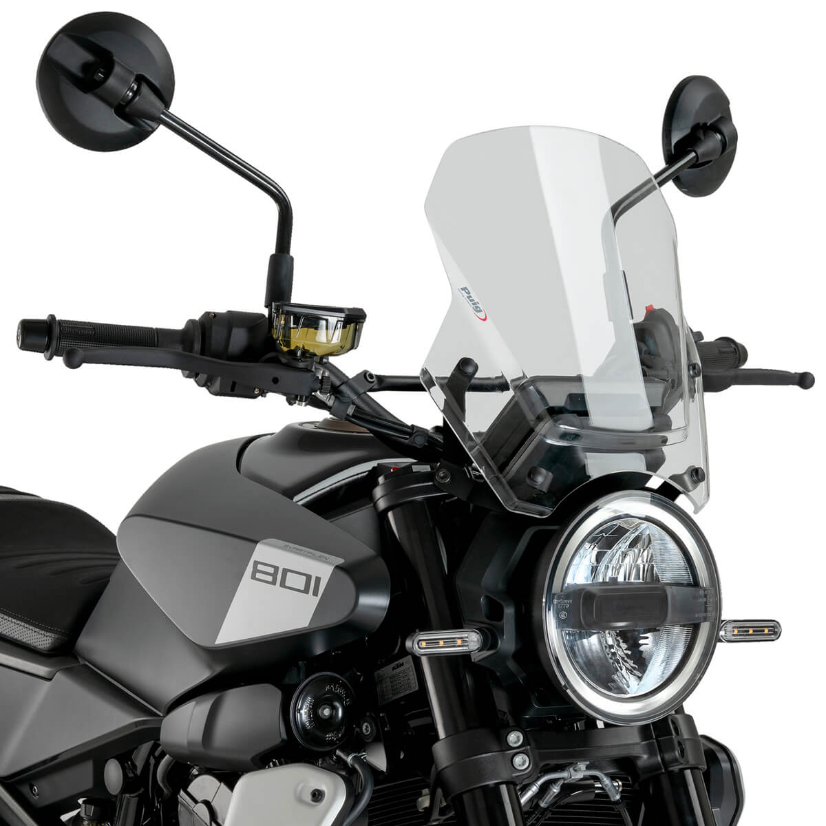 Puig 22189W New Generation Sport Windshield for Husqvarna