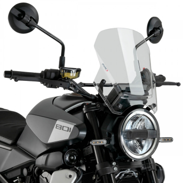 view Puig 22189W New Generation Sport Windshield for Husqvarna Svartpilen 801 2024+