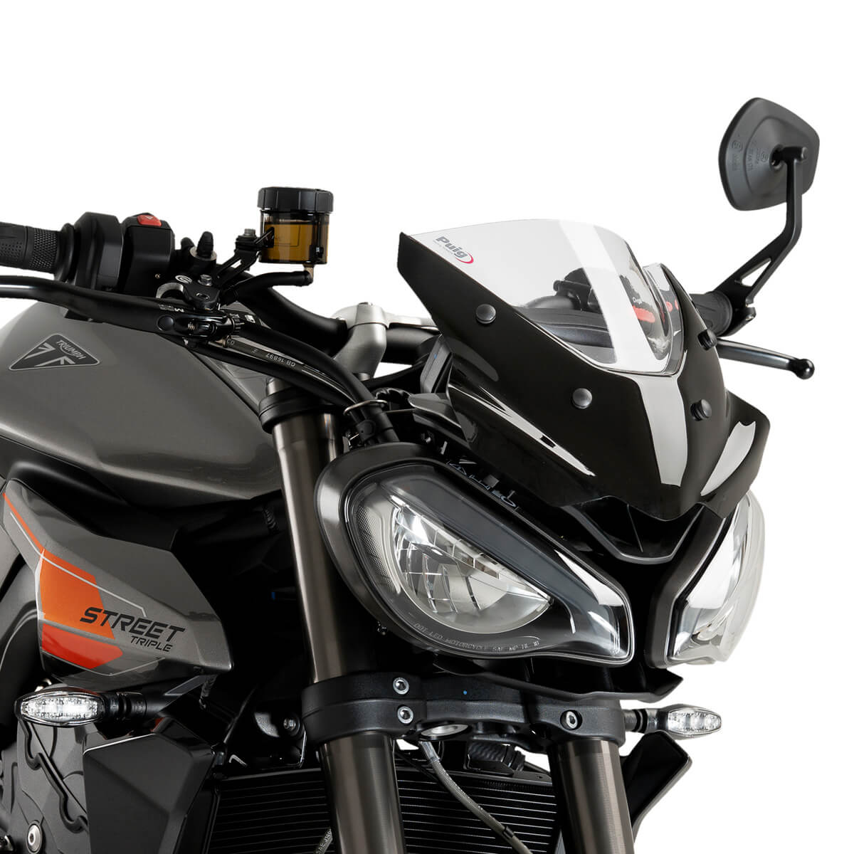 Puig 22234W New Gen Sport Windshield for Triumph Street Triple 765