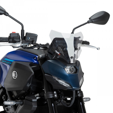 view Puig 22412W New Generation Sport Windshield for Yamaha MT-07 2025+
