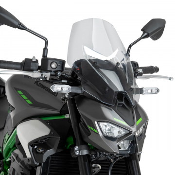 view Puig 22440W New Generation Touring Windshield for Kawasaki Z900 2025+