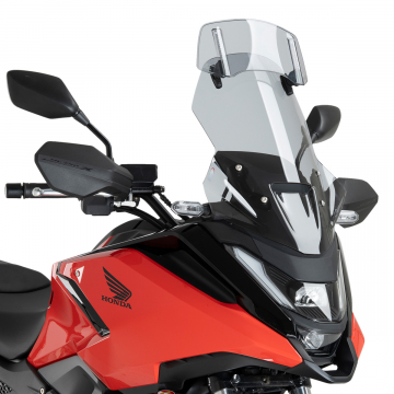 view Puig 22510H Touring Windshield with Visor, Smoked for Honda NC750X 2025+