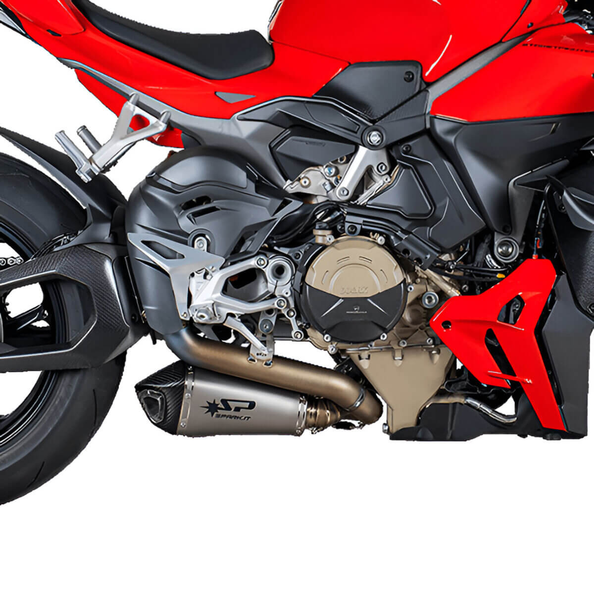 Spark Double Konix Evo 3/4 Titanium Exhaust for Ducati
