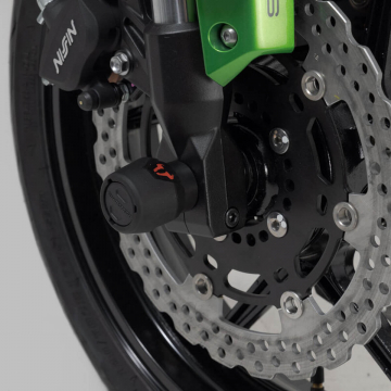 view Sw-Motech Front Axle Sliders for Kawasaki Versys 650 '06-, Ninja 1000SX & 1100SX
