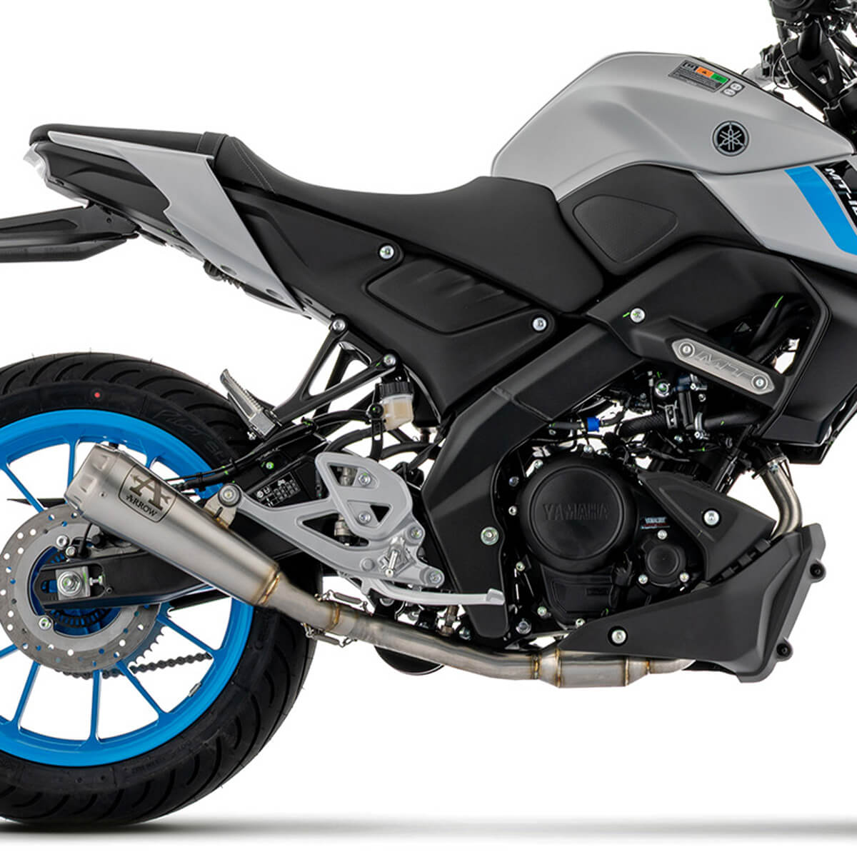 Arrow Pro-Race Full Exhaust, Stainless Steel for Yamaha MT125/YZF