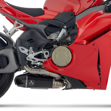 view Arrow Works Full Titanium Racing Slip-on Exhaust, Dark for Ducati Panigale V4 2025+