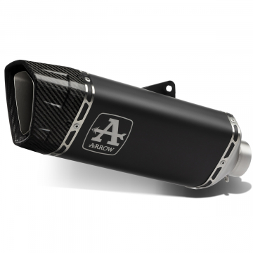 view Arrow Pista Slip-on Exhaust, Aluminum Dark for Honda CB750 Hornet 2023+