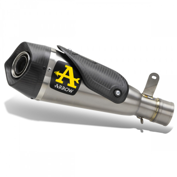 view Arrow Works Slip-on Exhaust, Titanium for Suzuki GSX-8 R/S & T/TT 2023+