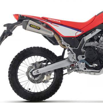 view Arrow X-Kone Slip-on Exhaust, Nichrome for Honda CRF300L 2025+