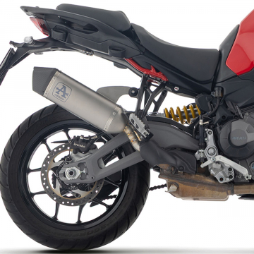 view Arrow Veloce Slip-on Exhaust Titanium for Ducati Multistrada V2/S 2025+
