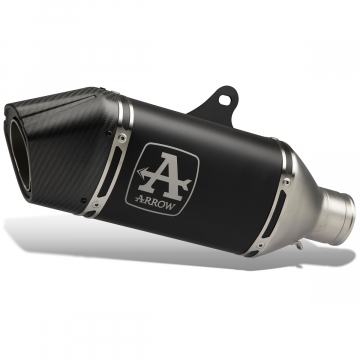 view Arrow Veloce Slip-on Racing Exhaust, Titanium Dark for Ducati Multistrada V4/S 2025+