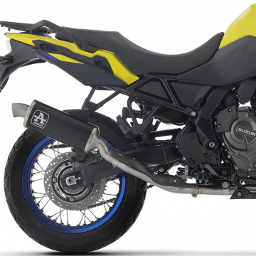 view Arrow Indy Race Slip-on Exhaust, Titanium for Suzuki V-Strom 800DE 2023+