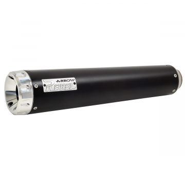 view Arrow Rebel Slip-on Exhaust, Aluminum Cap for Kawasaki Vulcan S 650 2025+