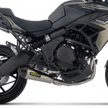 view Arrow X-Kone Full Exhaust, Nichrome for Kawasaki Versys 650 2025+
