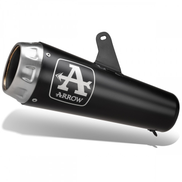 view Arrow Pro-Race Slip-on Exhaust, Nichrome Dark for BMW F900R / F900XR 2025+