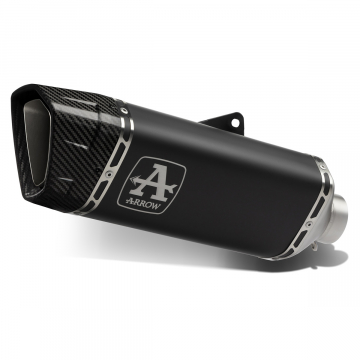 view Arrow Pista Slip-on Exhaust, Aluminum Dark for KTM 990 RC R 2026+