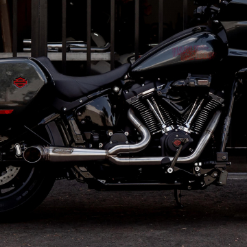 view Cone Performance Cone Turnout Full Exhaust for Harley Softail M8 2018+