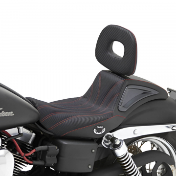 view Corbin Gunslinger Seat, with Heat for Harley Dyna '06-'17