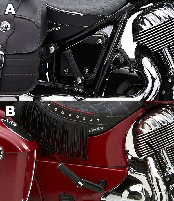  shown the difference between the two types of seats A & B