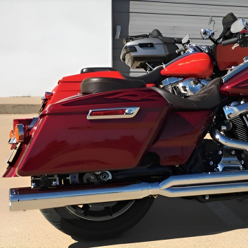 view D&D 655Z Diablo Gato 2-into-1 Exhaust for Harley Touring 2017+