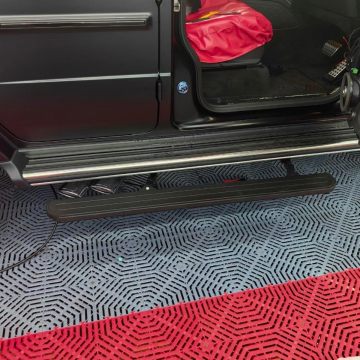 view DMP Electric Running Boards for G-Class W463/W464 with Side-Exit Exhaust