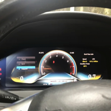 view DMP Digital Instrument Cluster for Mercedes-Benz E-Class (W212)