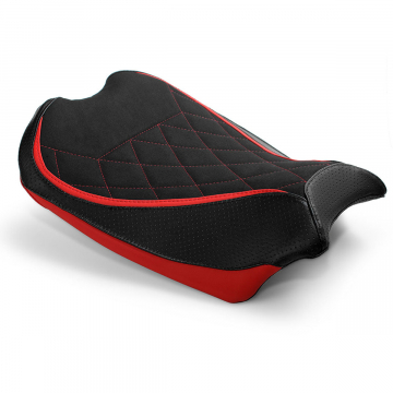 view Luimoto 1453101 Diamond Sport Seat Cover, Rider for Ducati Panigale V4/R '18-'21